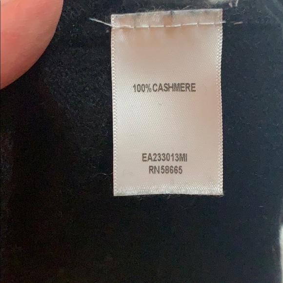 Nordstrom cashmere v neck 3/4 sweater - Picture 4 of 5